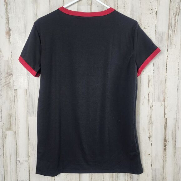 LuLaRoe First Responders Short Sleeve Top Black Size Small - Picture 2 of 7